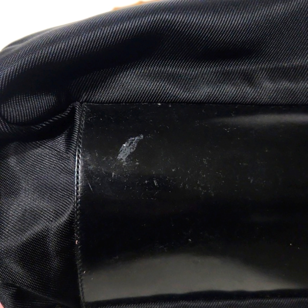 GUCCI Authentic Bamboo Black Classic Nylon Shoulder Bag 000 2058 0509 EUC!! - Picture 13 of 16